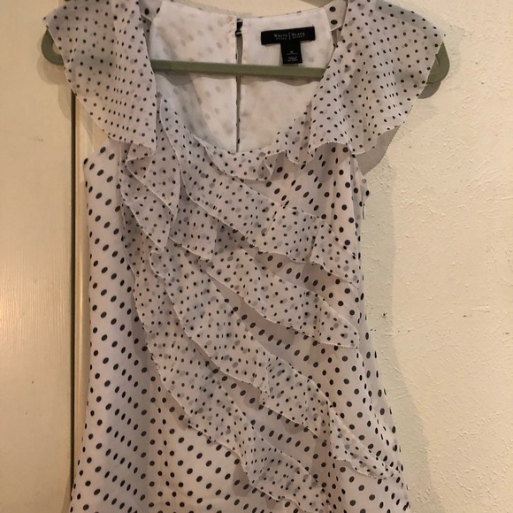 White House Black Market Tops - Polka dot Blouse